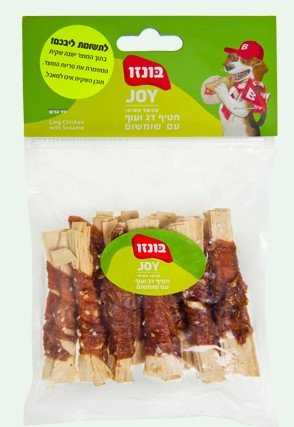 בונזו ג'וי חטיף דג עוף ושומשום 90 גרם