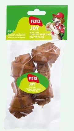 בונזו ג'וי חטיף עצם קשר מעושנת 12.7 ס"מ