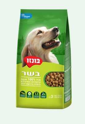 בונזו בשר אוכל לכלבים 20 ק"ג