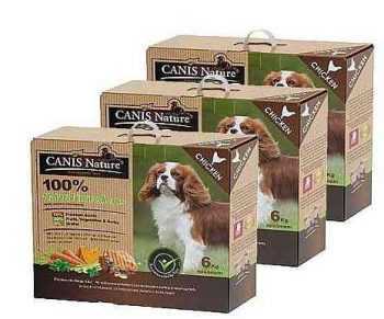 מבצע 3 יח' קאניס נייצ'ר עוף לכלב 6 ק"ג