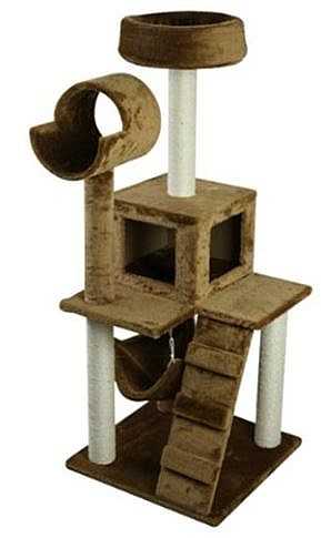 מתקן גירוד לחתולים גובה 133 ס"מ AMERICAN PAW QQ8067PC