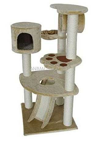 מתקן גירוד לחתול גובה 118 ס"מ AMERICAN PAW QQ80083