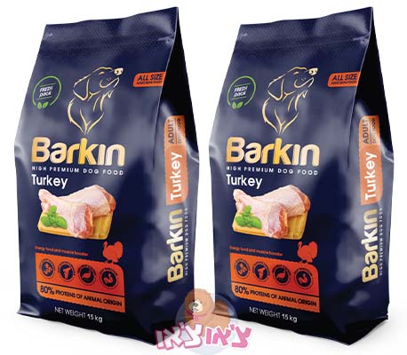דיל 2 יח' ברקין אוכל לכלב בוגר הודו אנרגי' 15 ק"ג Barkin